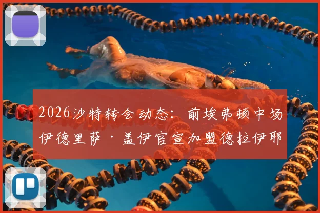 2026沙特转会动态：前埃弗顿中场伊德里萨·盖伊官宣加盟德拉伊耶，年薪及球队实力解析